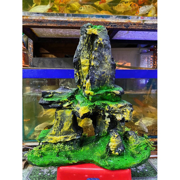 TIỂU CẢNH TRANG TRÍ HỒ CÁ NON BỘ 47x20x47cm