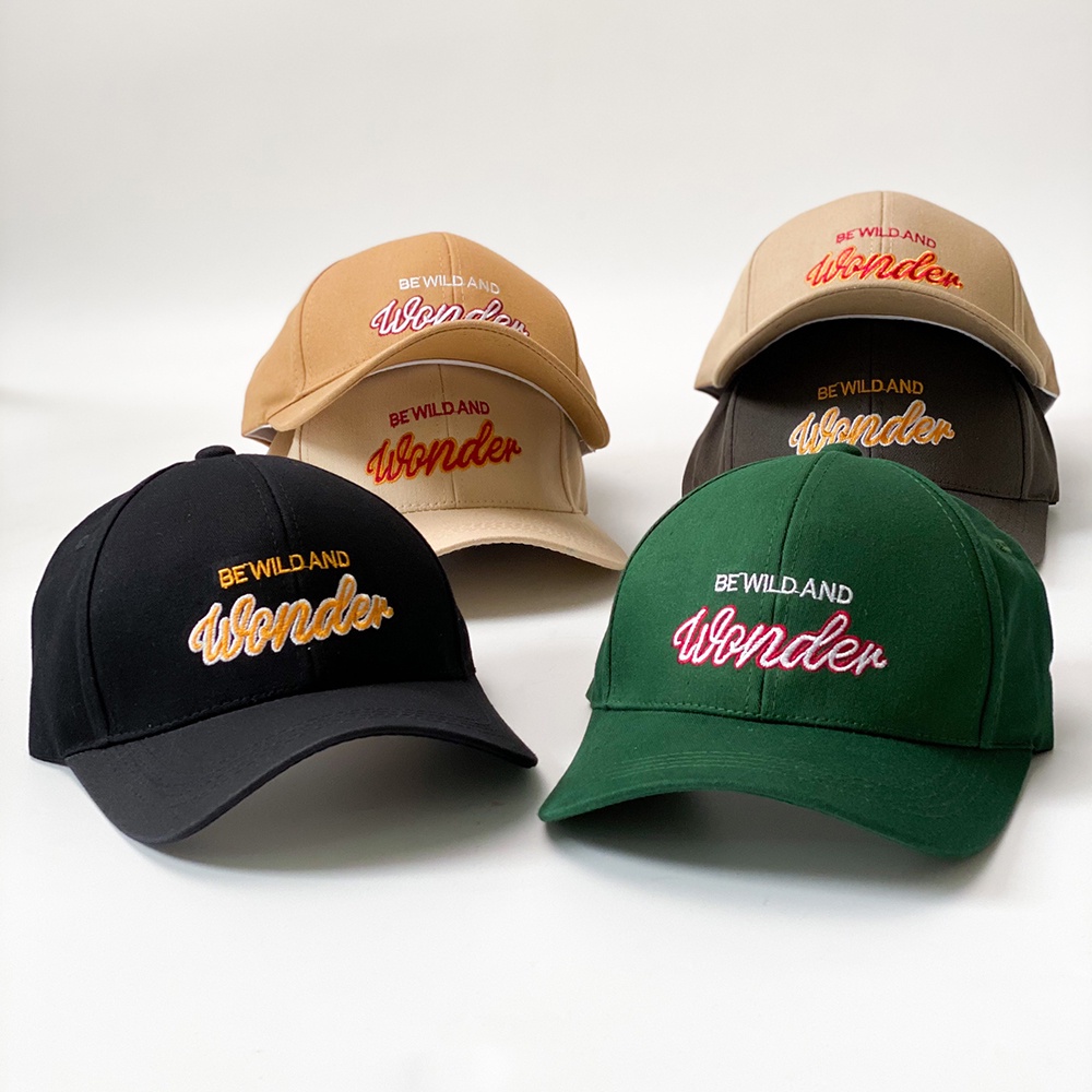 Mũ lưỡi trai thời trang nam nữ thêu chữ Wonder phong cách nón kết đẹp AH1664