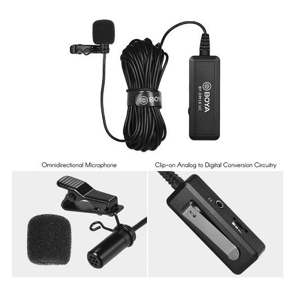 BOYA BY-DM10 / BY-DM10UC - Mic thu âm dành cho Điện thoại và Laptop - Hàng Chính Hãng
