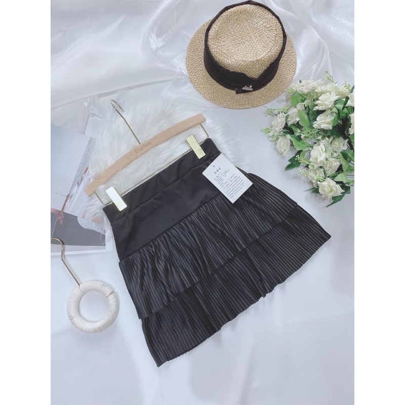 [Mã FAXANH55 giảm 10K đơn 50K] CVNU1 - CHÂN VÁY DẬP LI NGẮN 2 TẦNG | BigBuy360 - bigbuy360.vn