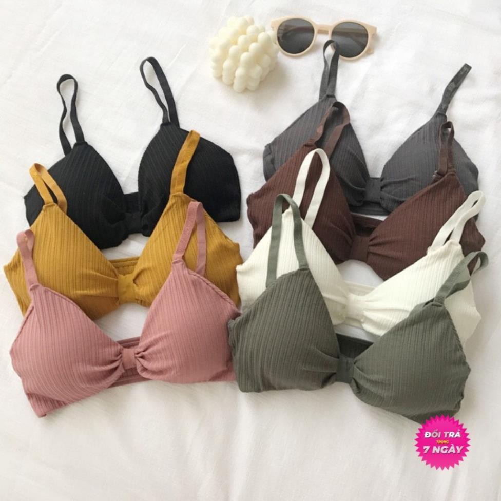 Áo Lót Nâng Ngực S5BRA09 Áo Bra Chất Thun Cotton Gân Tăm Hàng Loại 1 Siêu Thoải Mái Mỏng Nhẹ Mặc Như Không Mặc