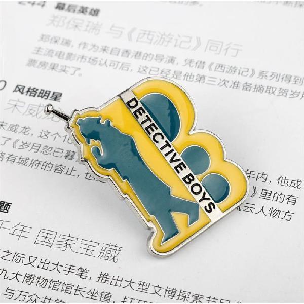 ☜Huy Hiệu Gắn Móc Khóa Hình Thám Tử Conan