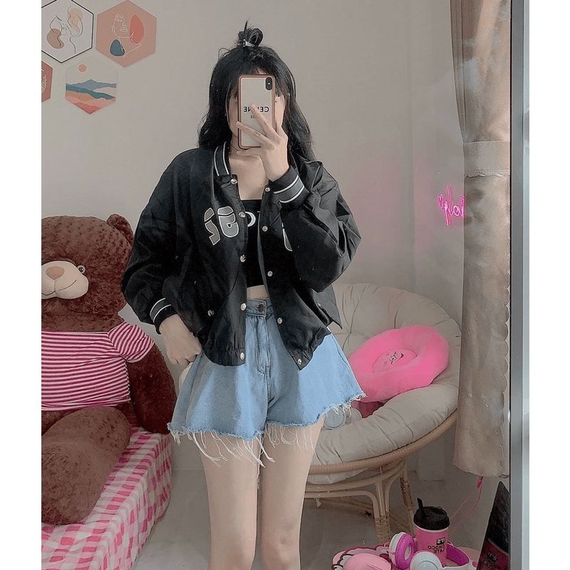 Áo Khoác Bomber Nữ 2 Lớp HP99  - ĐĂNG QUANG FASHION