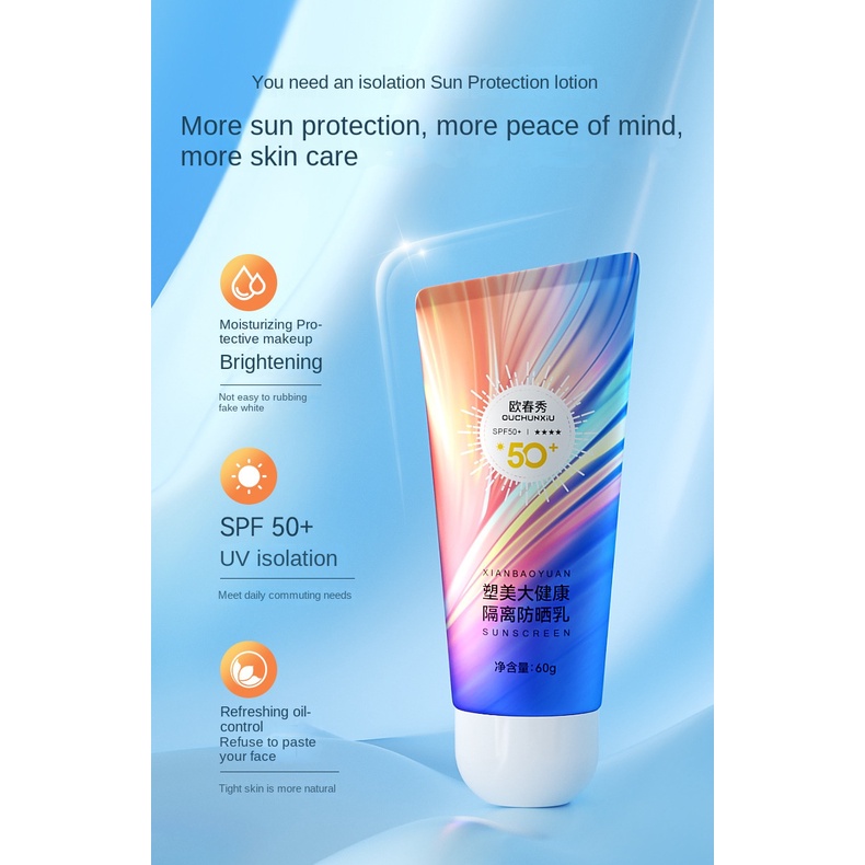 Kem Chống Nắng SPF50 + Bảo Vệ Da Khỏi Tia UV Dành Cho Nữ