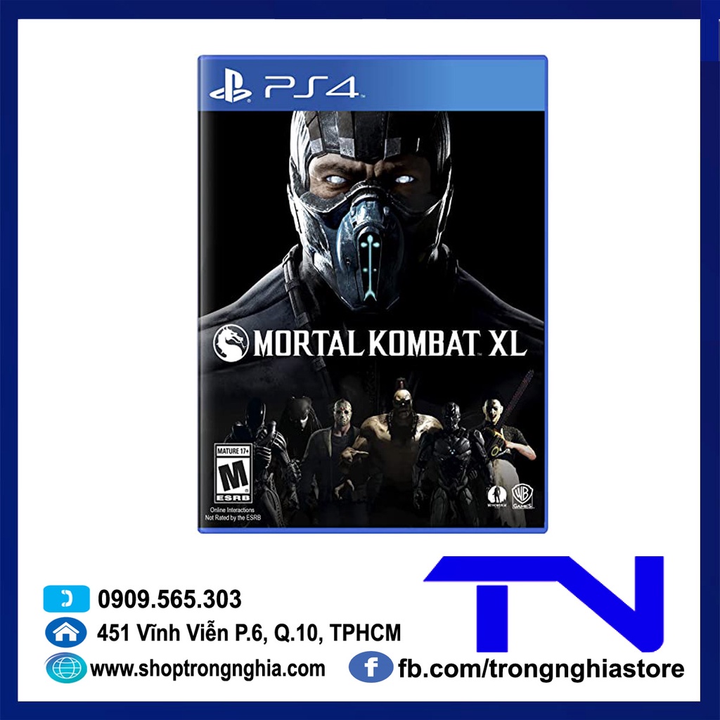 Đĩa Game PS4 - Mortal Kombat XL