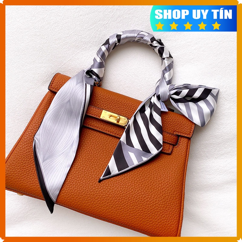 Khăn lụa quàng cổ, quấn túi size 6*125cmcm