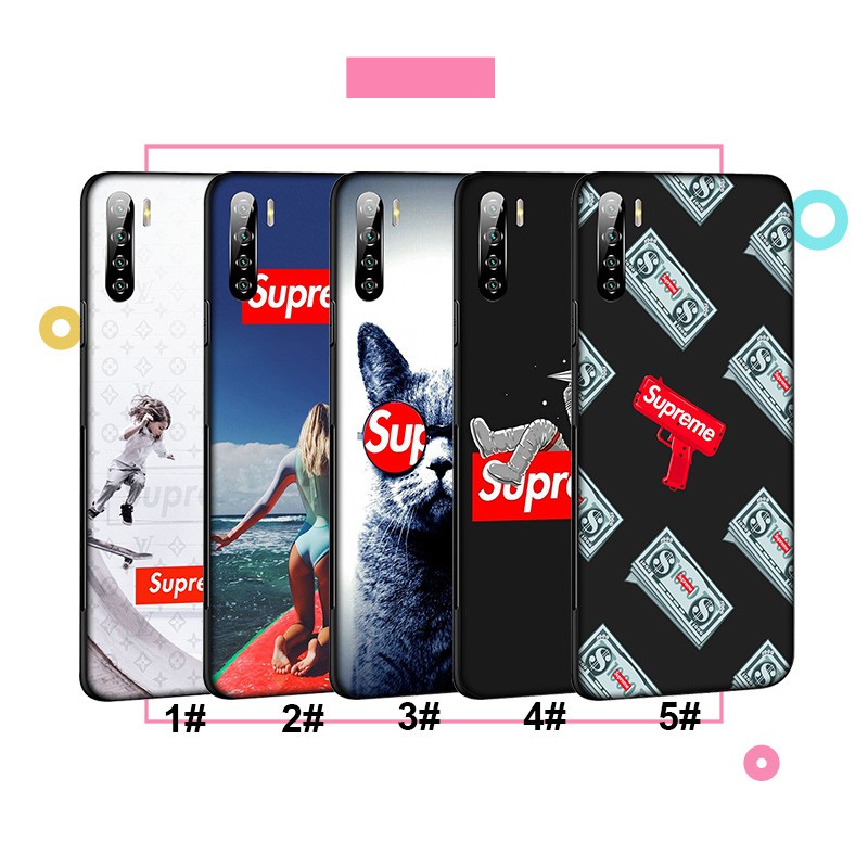 Ốp Lưng Mềm In Chữ Supreme Cá Tính Cho Oppo A3S A5 A37 Neo 9 A39 A57 A5S A7 A59 F1S A77 F3 A83 A1 F5 A73 F7 F9 Pro A7X