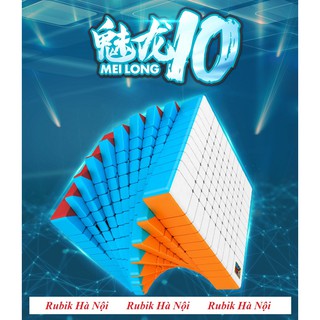 Rubik 10x10x10 Mofang Jiaoshi Meilong Stickerless