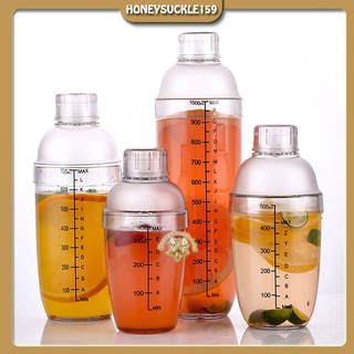 Bình Lắc Shaker nhựa chia vạch đen size 350 - 530 - 700- 1000 ml Loại Tốt