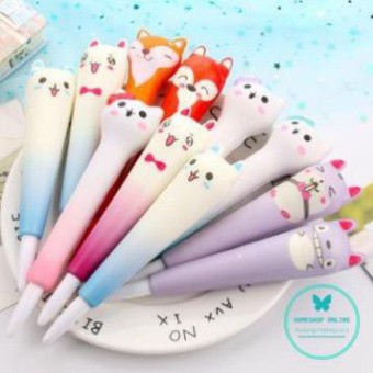 Bút squishy bút bóp hình thú bơ viết dễ thương đa dạng mẫu tha hồ lựa chọn Hàng bán shop siêu đẹp