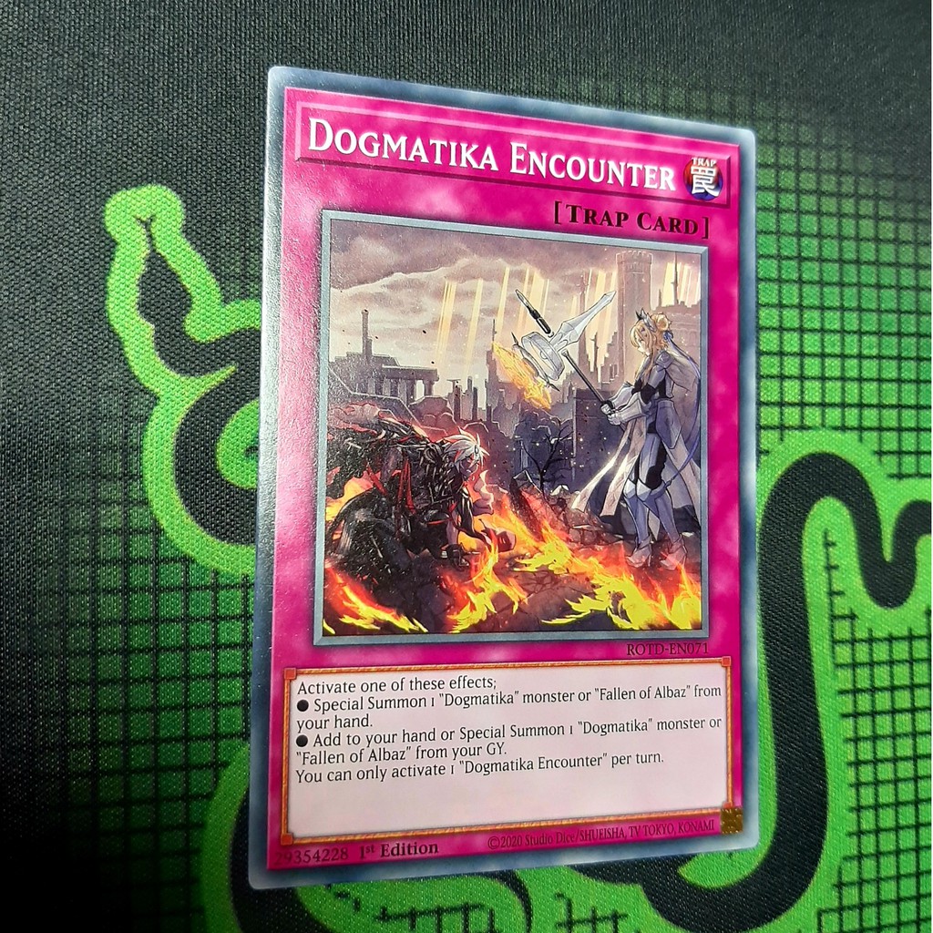 THẺ BÀI YUGIOH Dogmatika Encounter - ROTD-EN071 - Common 1st Edition