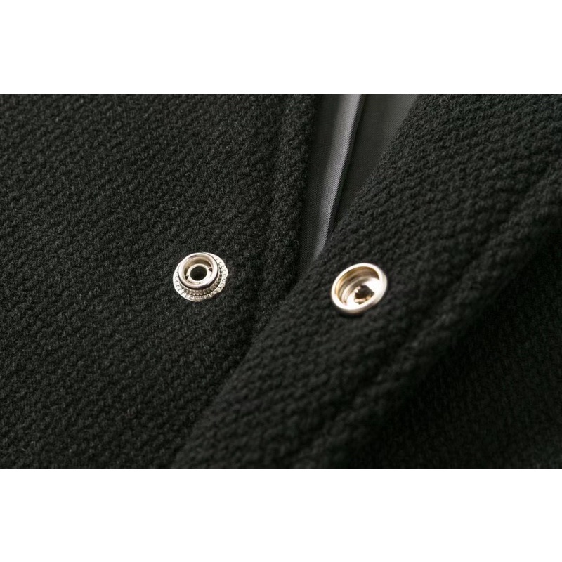 Áo Khoác Teddy SLP Form Crop - Varsity Saint Lauren Paris