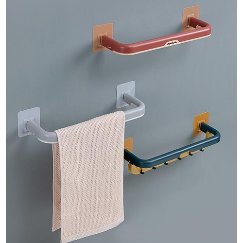 [Freeship 99k] Giá treo khăn mặt 2 lớp dán tường TOWEL RACK siêu tiện dụng