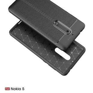 [HOT] Ốp lưng Nokia 5 silicon giả da Auto Focus