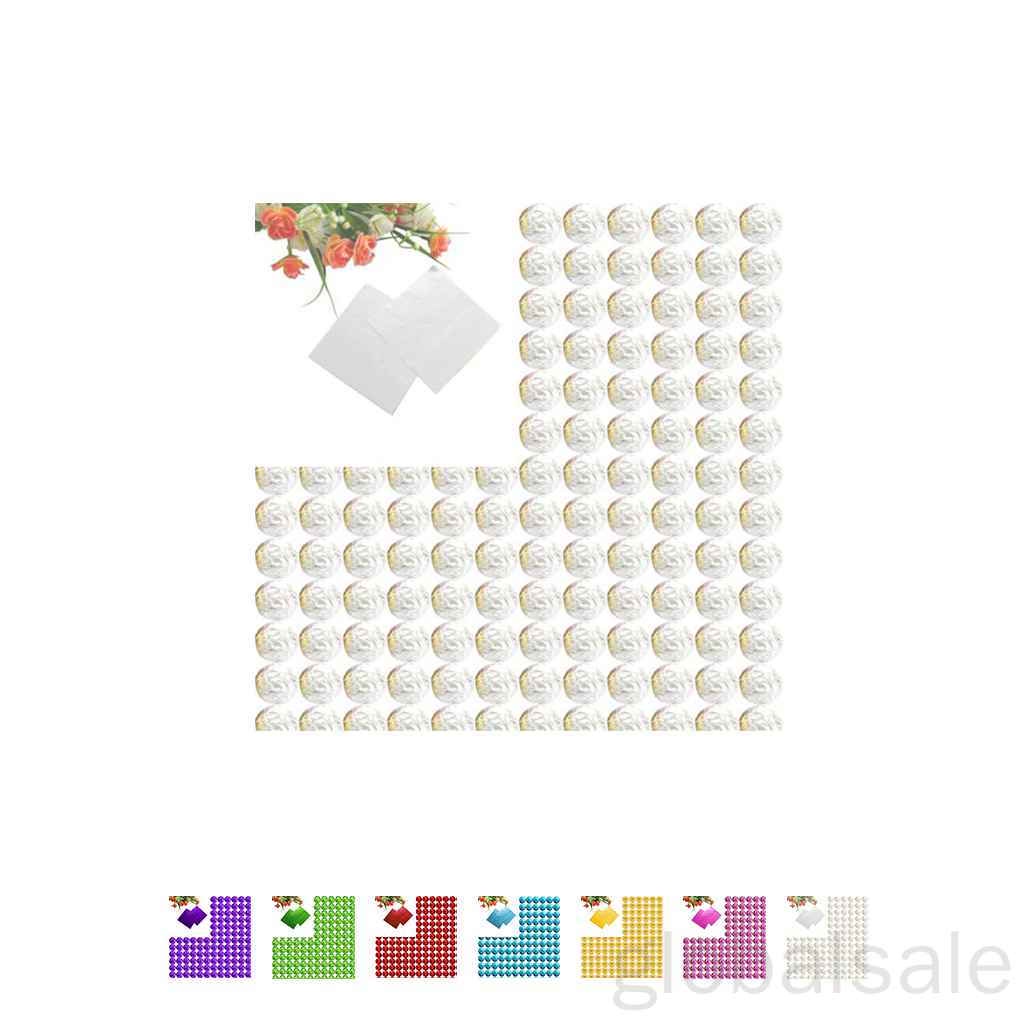 Set 100 giấy nhôm hình vuông nhiều màu sắc gói kẹo socola