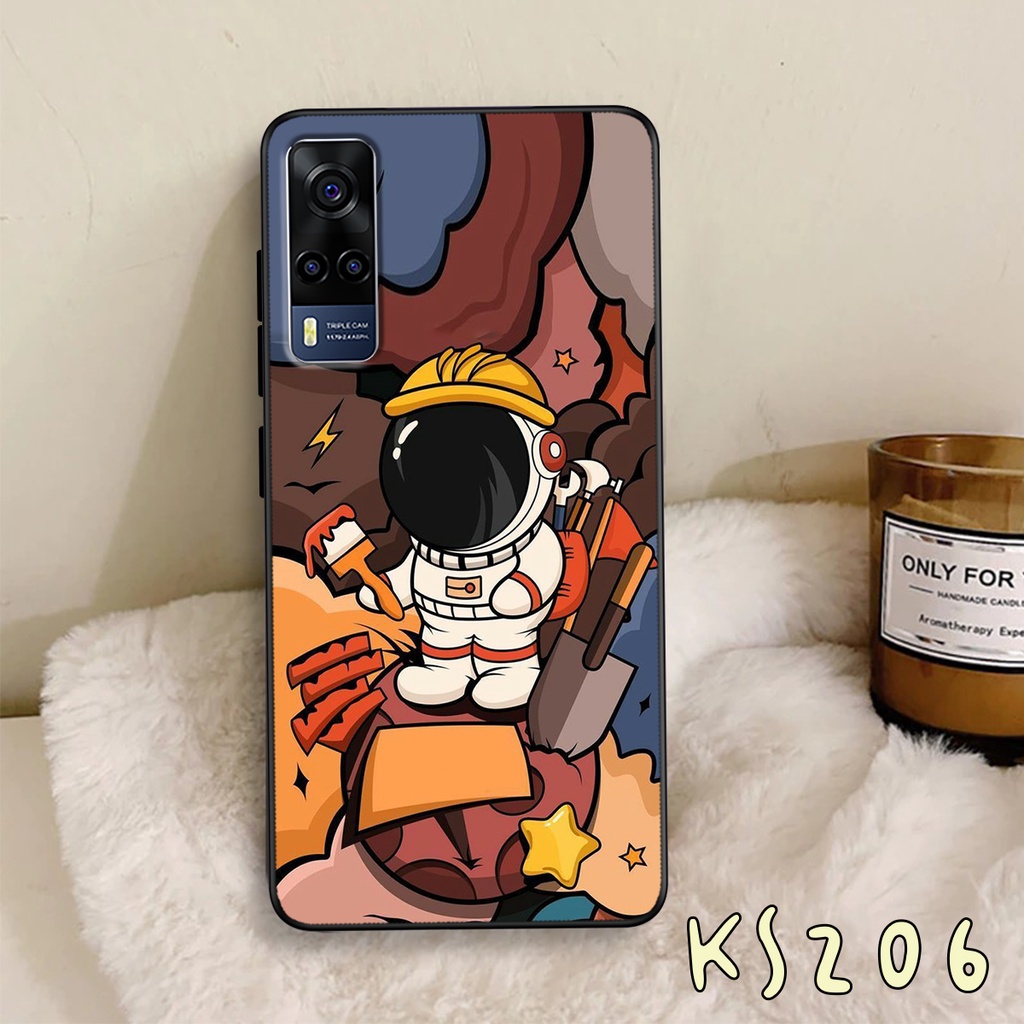 Ốp lưng Vivo Y72 5G - Y51 2020 - Y53s - Ốp lưng vivo in hình Phi hành gia cực hot