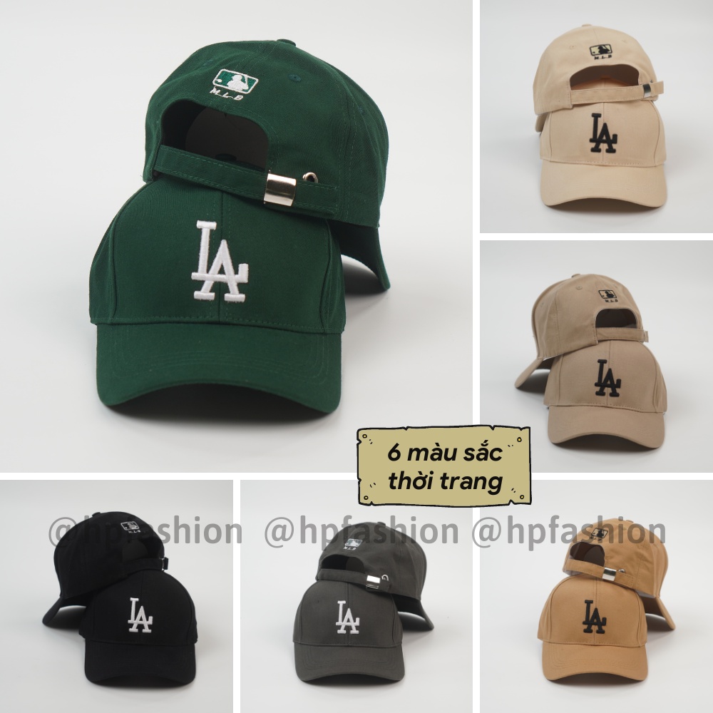 Mũ lưỡi trai ❤️ Nón kết tổng hợp nhiều mẫu LA, Human, Brooklyn, Subway chất kaki cao cấp form unisex nam nữ -Happy Style