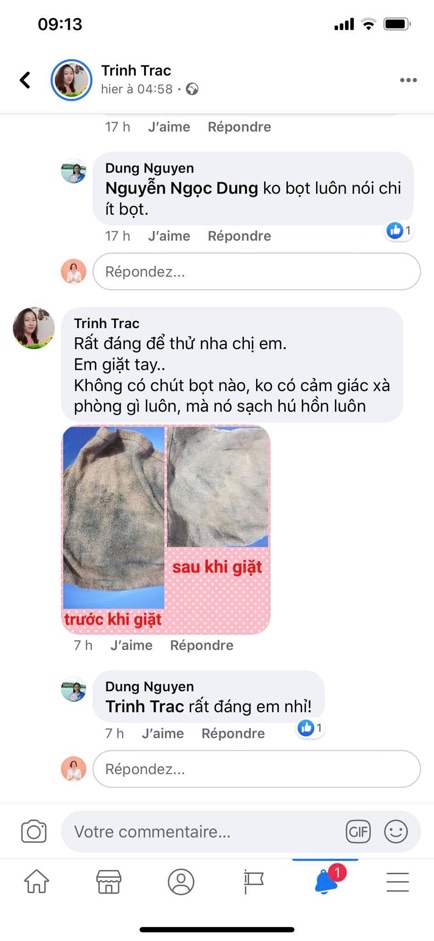 Túi giặt Terra wash 125gr (túi giặt thông minh, túi giặt magie