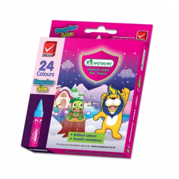 🍓Bút sáp 24 màu Regular Master art
