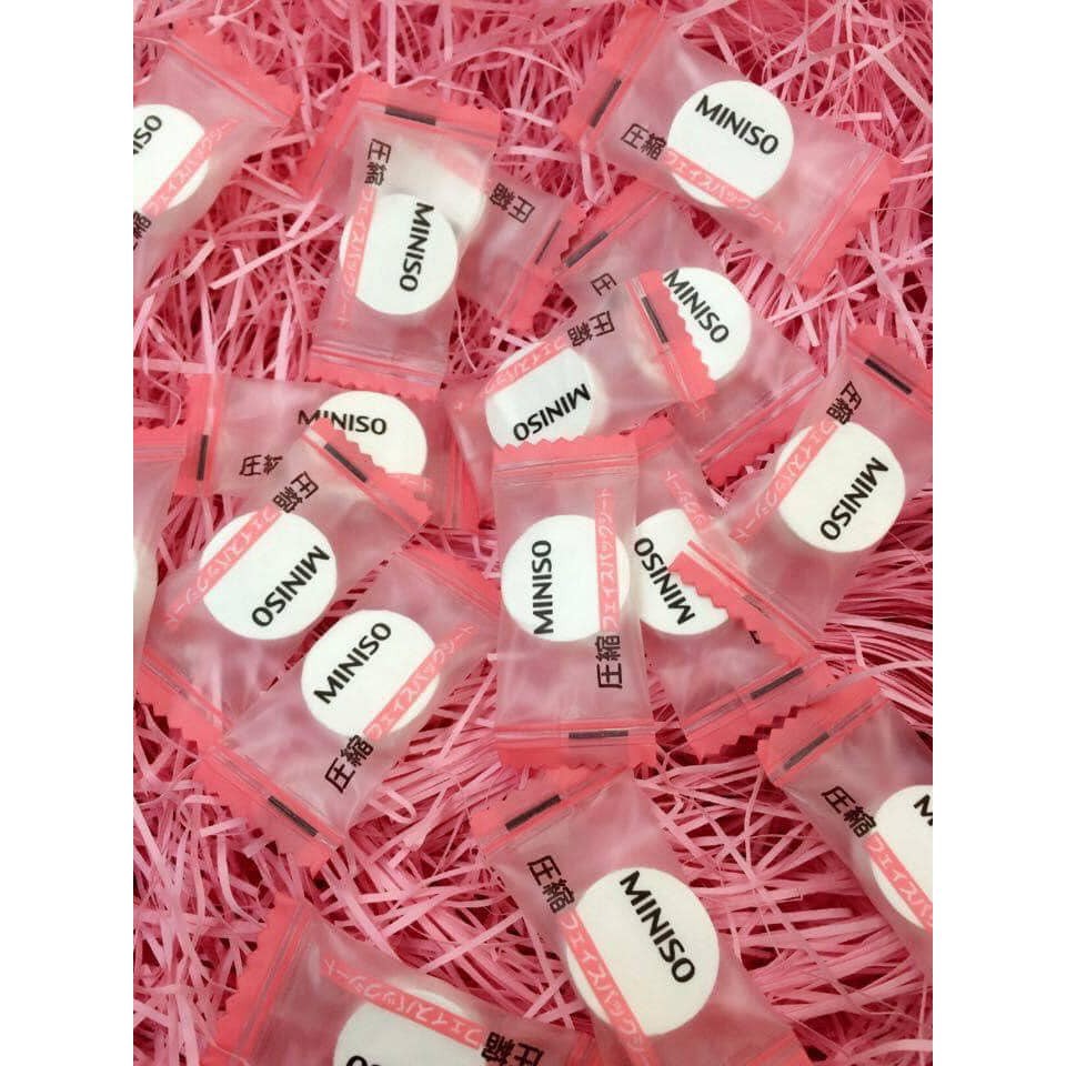 Combo 100 nạ nén vải không dệt tre tự nhiên Miniso | BigBuy360 - bigbuy360.vn