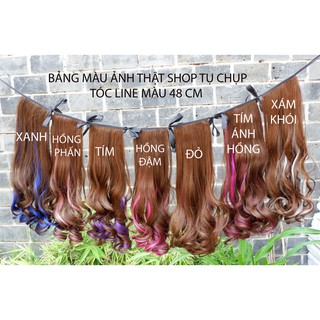 Tóc Cột Line Màu Hàn Quốc 48 Cm