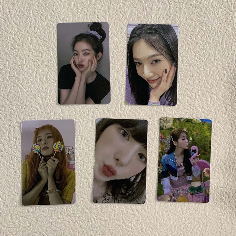 Bộ 5 Thẻ Hình Nhóm Nhạc Red Velvet