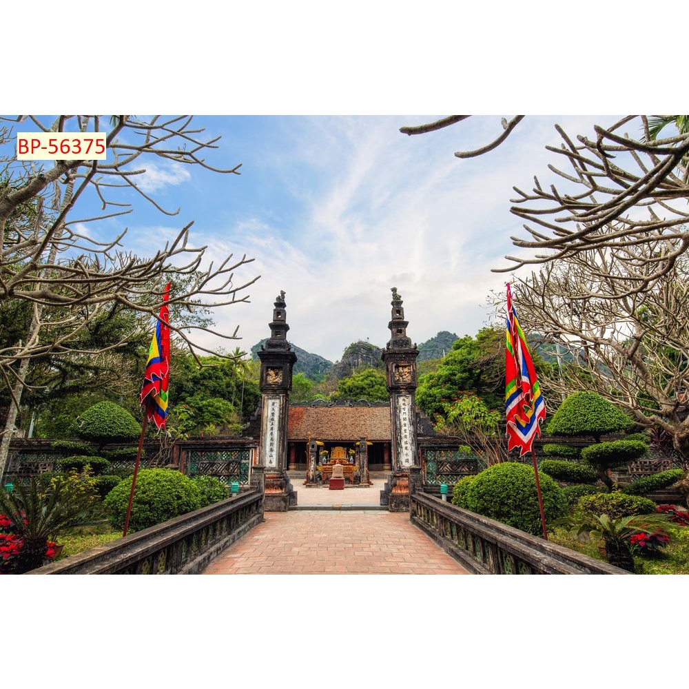 Tranh dán tường tổng hợp địa danh Việt Nam 3D in theo kích thước yêu cầu – Không giới hạn kích thước.