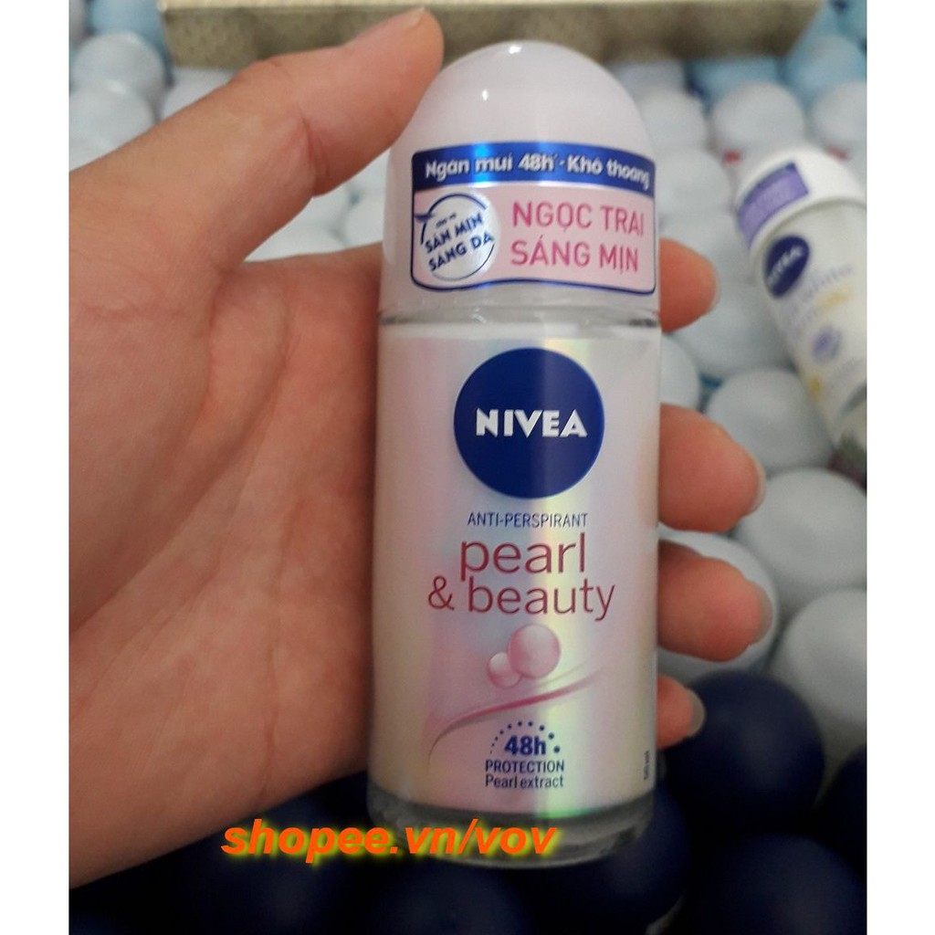 Lăn Khử Mùi Nivea Nữ 50ml ngọc trai quyến rũ 100% chính hãng. | BigBuy360 - bigbuy360.vn