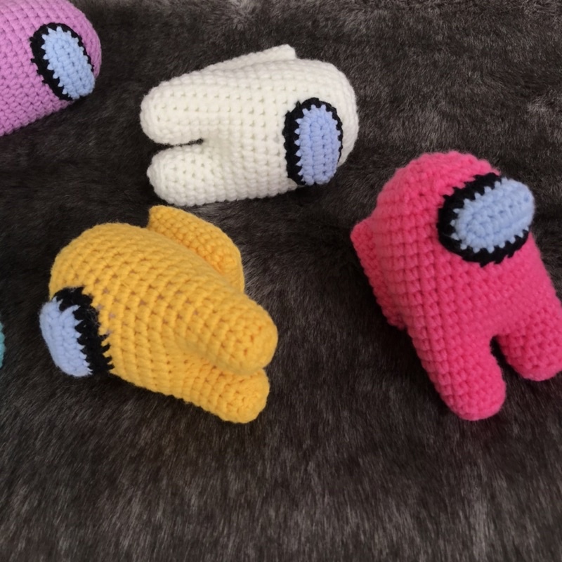 Among Us | Móc Khoá Len Among Us Handmande 11cm Siêu Cưng