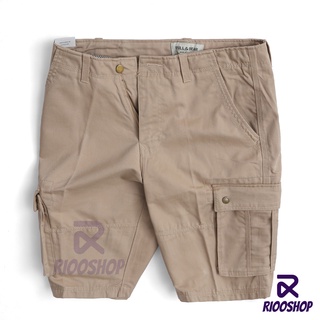 [XẢ KHO] Quần short kaki nam túi hộp cao cấp màu kem RPS017 - quần ngắn nam Riooshop