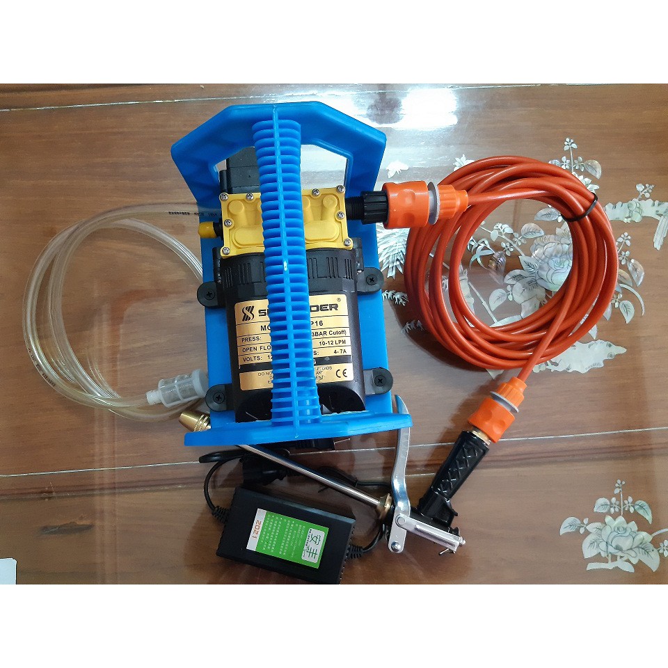 12V12AH-BÌNH PHUN THUỐC MINI XÁCH TAY BƠM ĐÔI SINLEADER CAO CẤP