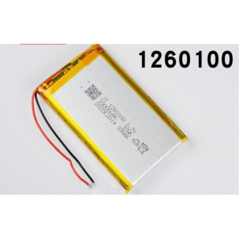Pin Li-Po 3.7V 1260100 10000mAh  chế UPS, sạc dự phòng
