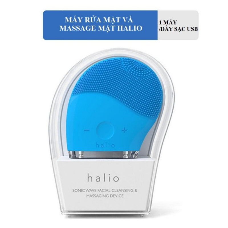 Máy Rửa Mặt Và Mát Xa Da Mặt Halio Original