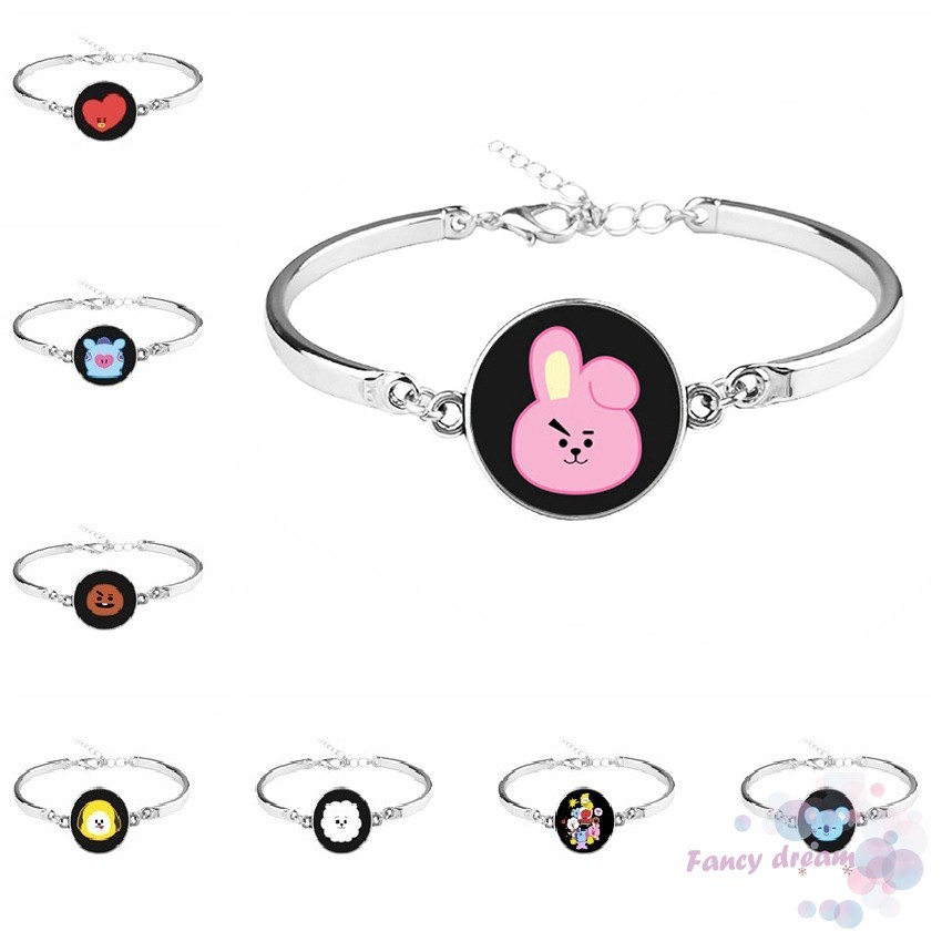 Vòng Tay Mặt Hình Các Nhân Vật Bt21 Của Bts