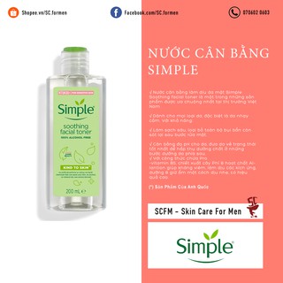 Nước Cân Bằng Simple UK - Mẫu 2020