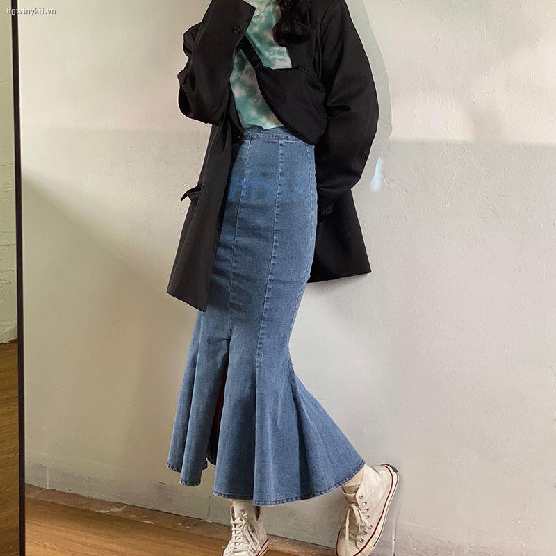 Chân Váy Jean Đuôi Cá Thời Trang Nữ Tính | BigBuy360 - bigbuy360.vn