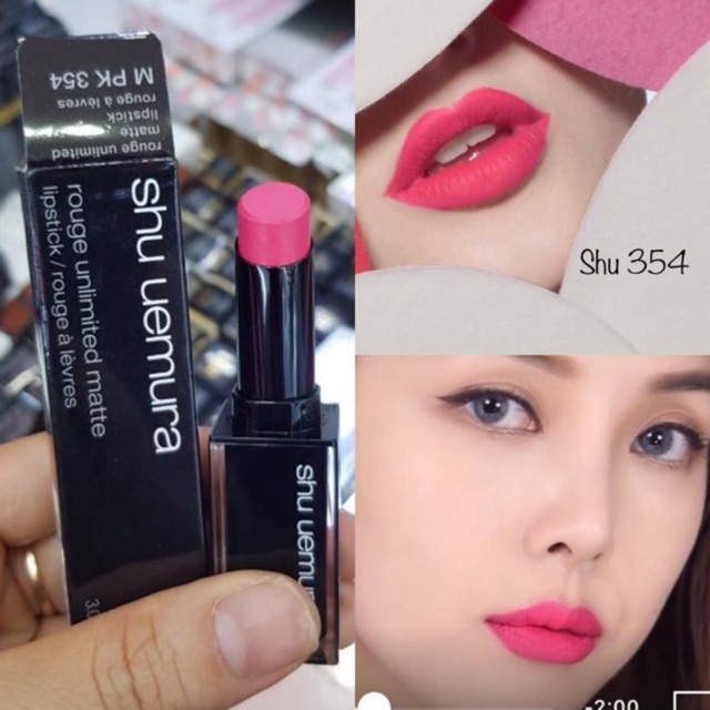 ❌𝕊ℍ𝕌 𝕌𝔼𝕄𝕌ℝ𝔸❌ Son SHU UEMURA 354 vỏ đen ᴋᴀʙɪ.ᴘᴇʀғᴜᴍᴇ