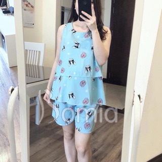 Bộ lanh bầu đùi 2 tầng