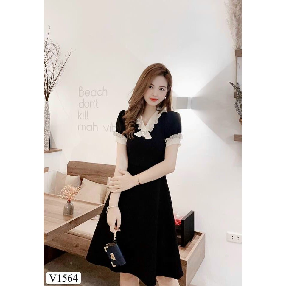 Đầm phối voan tiêu thư cho các nàng đi chơi, dự tiệc, Zashopp ( không kèm phụ kiện )
