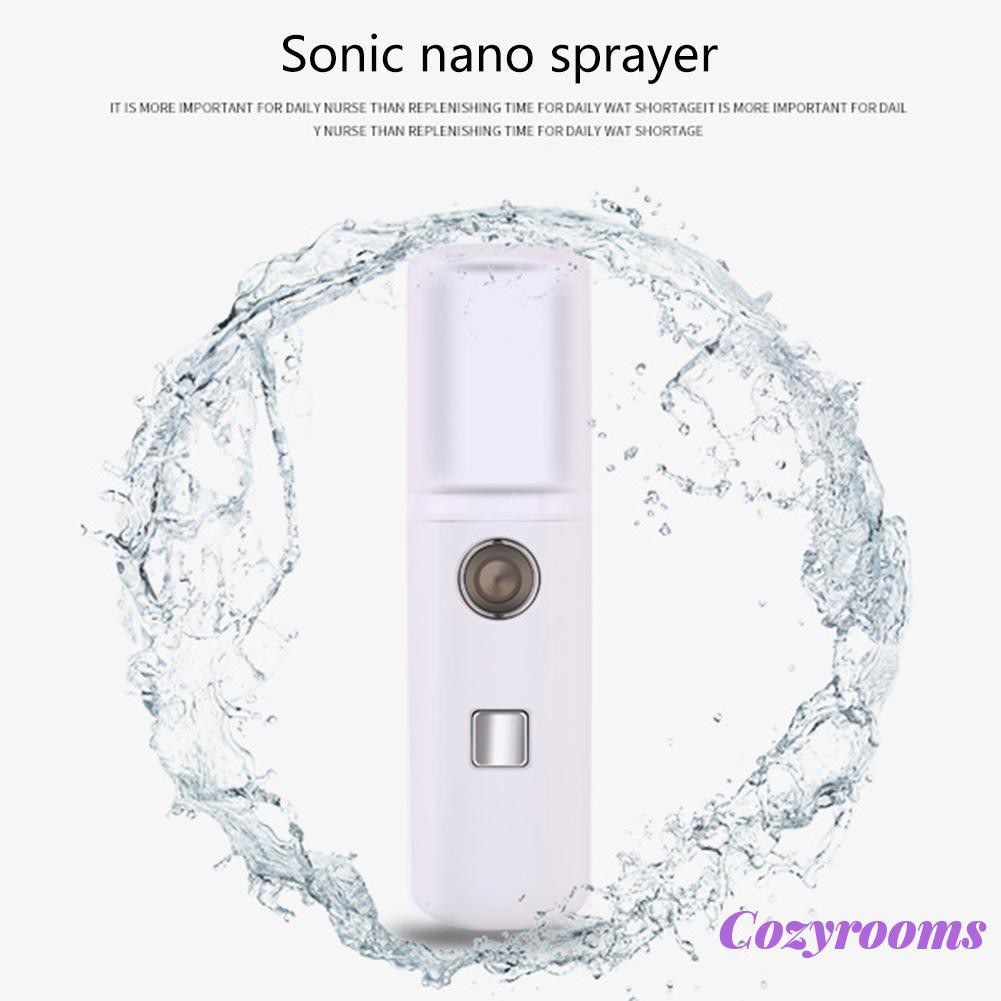 (Hàng Mới Về) Máy Phun Sương Nano Dưỡng Ẩm Da Mặt Sạc Usb 20ml