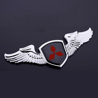 Logo cánh chim 3D cao cấp dán xe ô tô