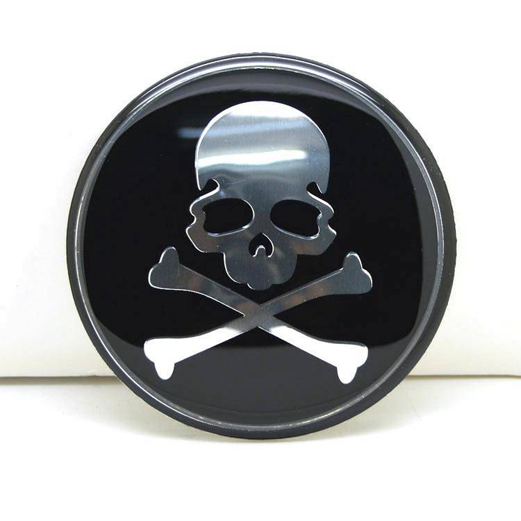 Nhãn dán trang trí giữa bánh xe ô tô hình logo nhiều dòng xe 65mm cá tính