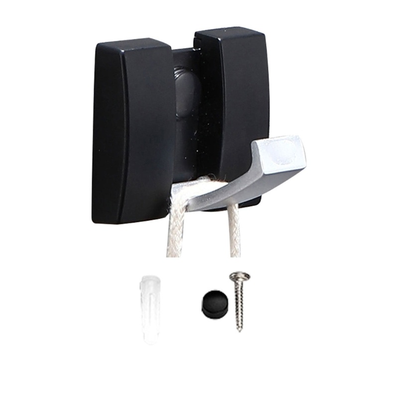 Móc Treo Đồ Bằng Hợp Kim Nhôm Có Thể Gấp Gọn Tiện Dụng Cho Nhà Bếp / Phòng Tắm