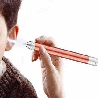 Dụng cụ lấy ráy tai có đèn tặng kèm hộp sắt và pin