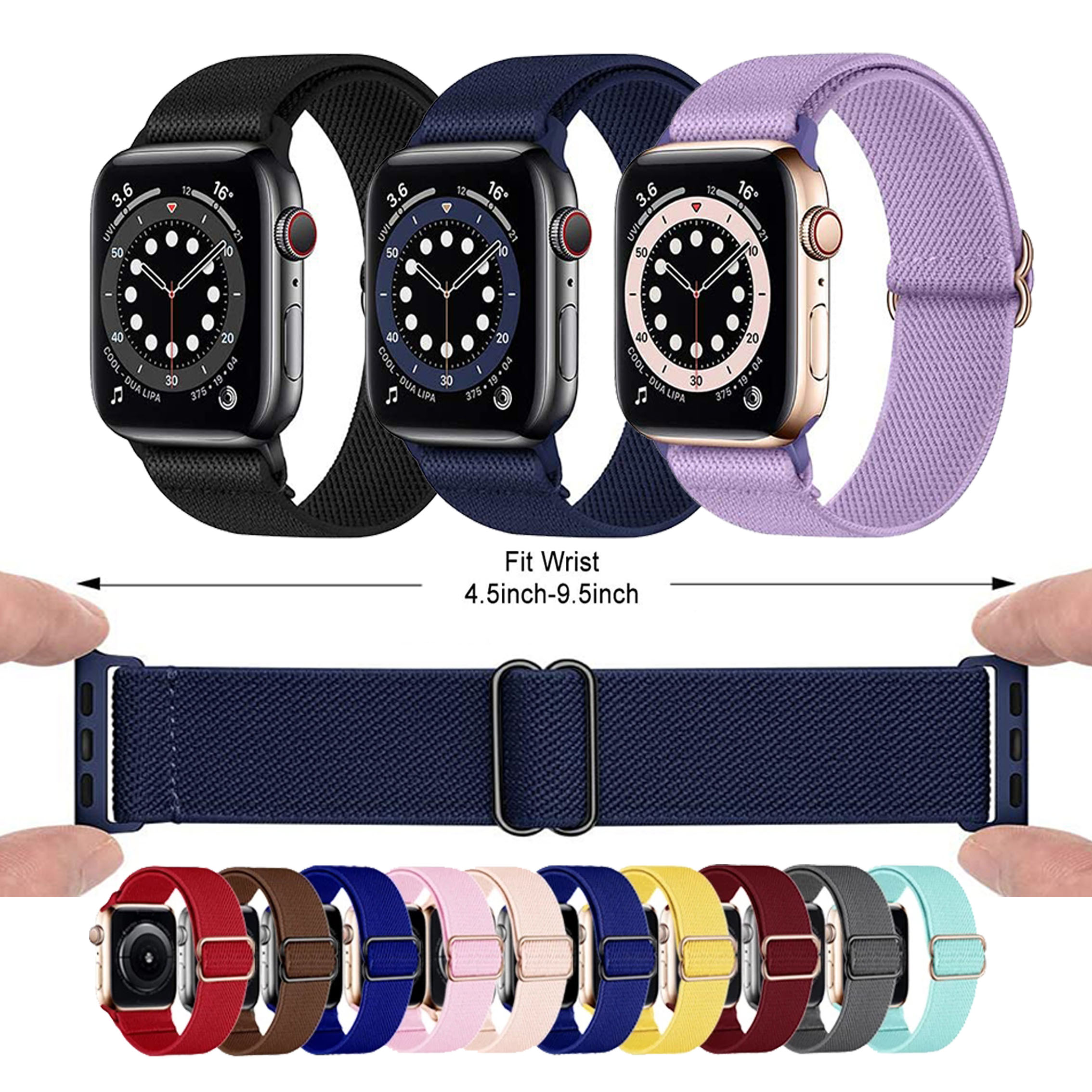 Dây Đồng Hồ Apple 44mm 40mm 38mm 42mm Iwatch Series 6 Se 5 4 3 2 1