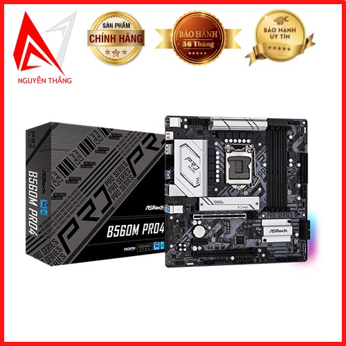 Mainboard bo mạch chủ ASRock B560M Pro4 new chính hãng