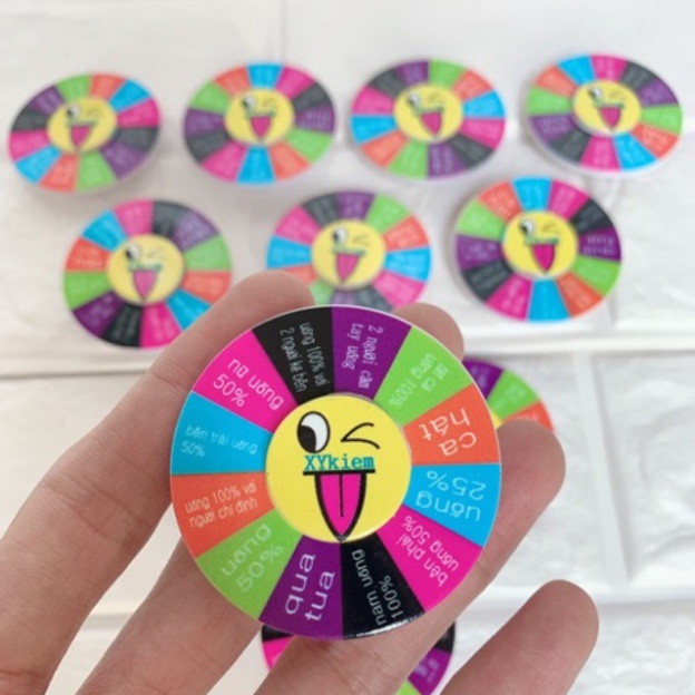 Con quay Spinner vòng xoay ăn nhậu