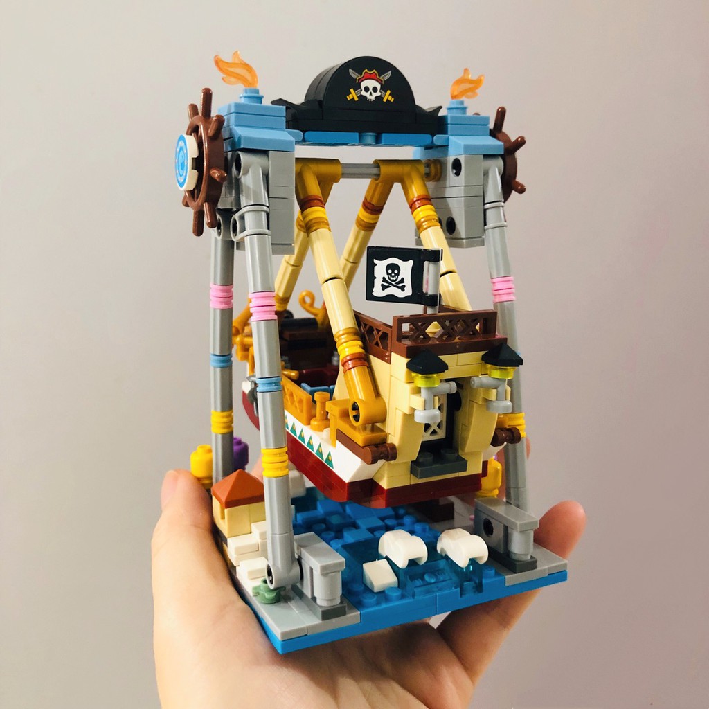 Đồ chơi lắp ráp lego Thuyền Hải Tặc LOZ mini