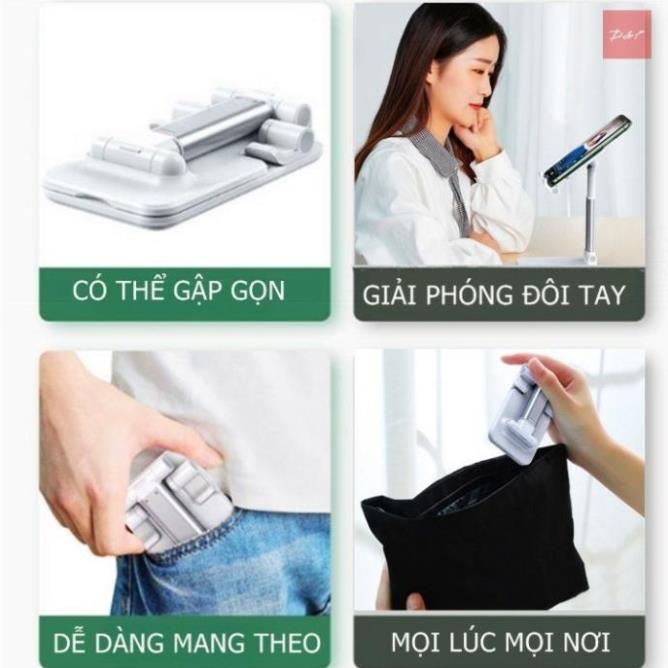 Giá đỡ điện thoại để bàn có thể điều chỉnh và gập lại dùng cho Các Dòng Điện Thoại - Giá Đỡ Thông Minh