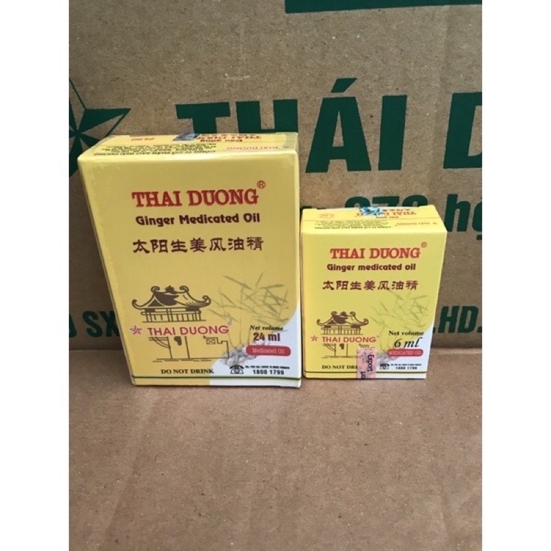 Dầu gừng Thái Dương 6ml/ 24ml- Sao Thái Dương